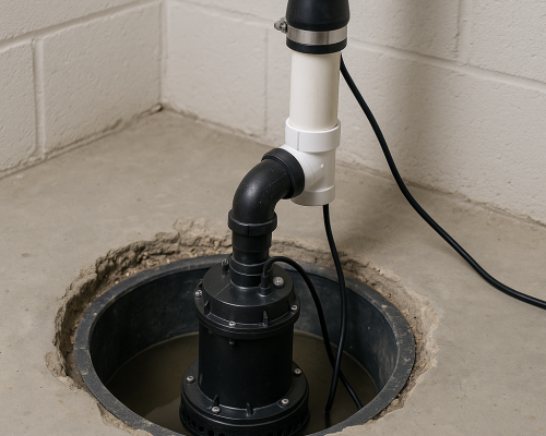 Sump Pump Installation image